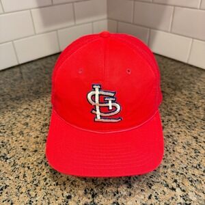 Vintage St. Louis Cardinals Sports Specialties Wool Snapback Hat Cap Red 90's